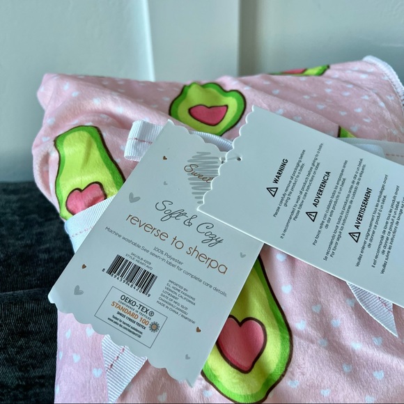 Sweet Love Other Nwt Avocado Valentines Day Baby Blanket Poshmark